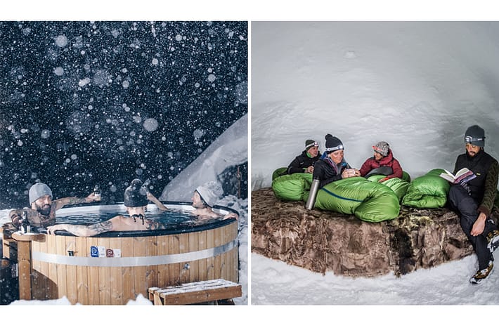 Ontspannen in de sauna aan de piste van de Speikboden of in de iglo op de berg © Harald Wisthaler (Tourismusverein Ahrntal)