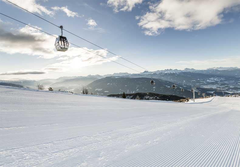 Ga lente-skiën op de rustige pistes van de Ski en Almenregio Gitschberg-Jochtal. © TVB Gitschberg-Jochtal / Tratterhof Mountain Sky Hotel