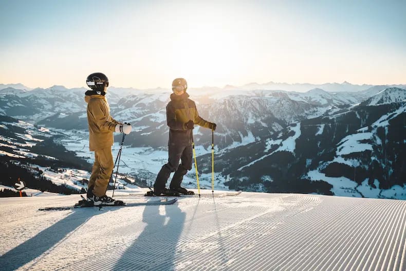 Puur genieten op de pistes van de Skiwelt Wilder Kaiser tijdens de superskiweken van Das Hohe Salve Sportresort © Matthaus Gartner / Das Hohe Salve Sportresort