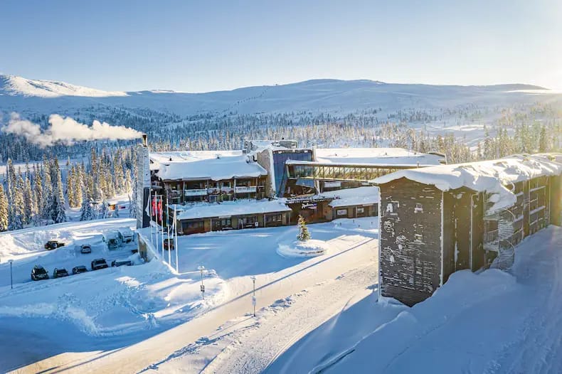 De Skistar Lodge Trysil is in de zomer van 2023 geopend. © Skistar